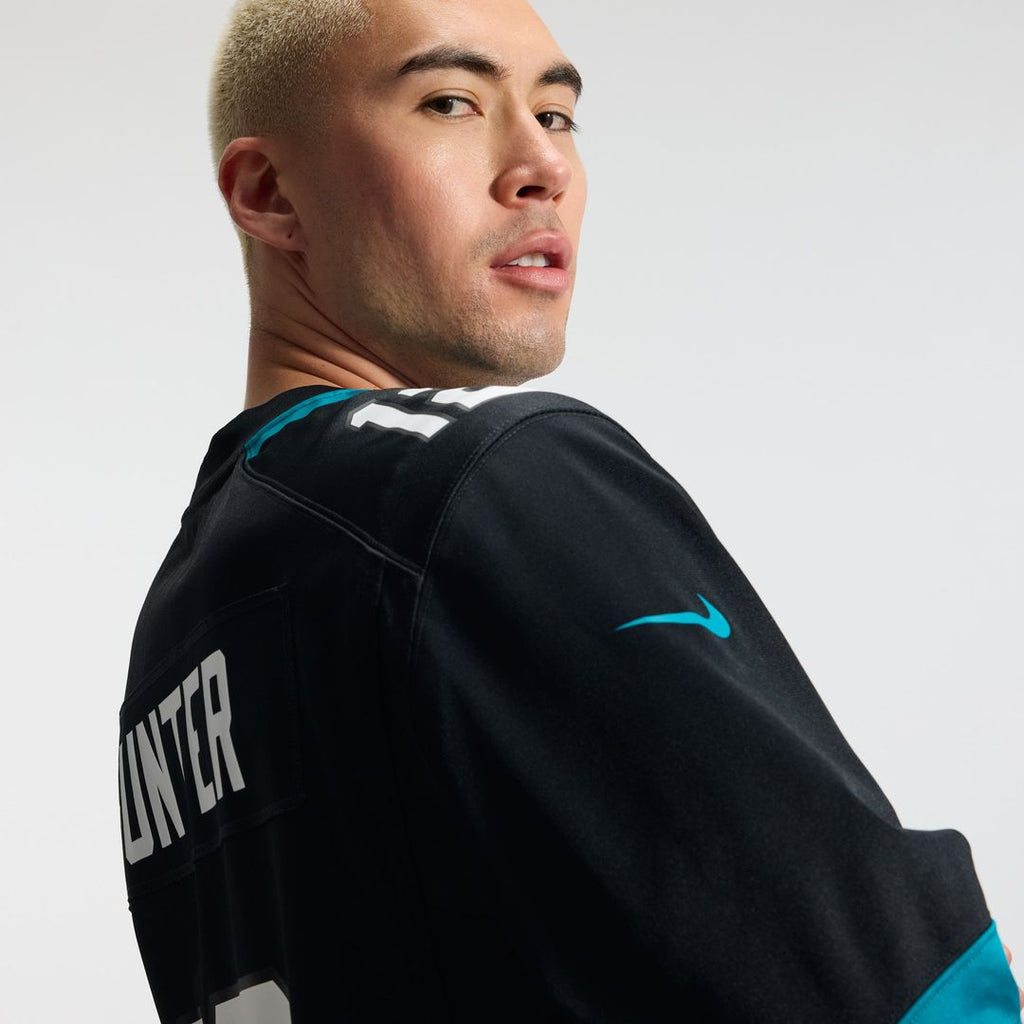 Jacksonville Jaguars Travis Hunter Black Alternate Game Jersey product image 10, provided for visual reference and product