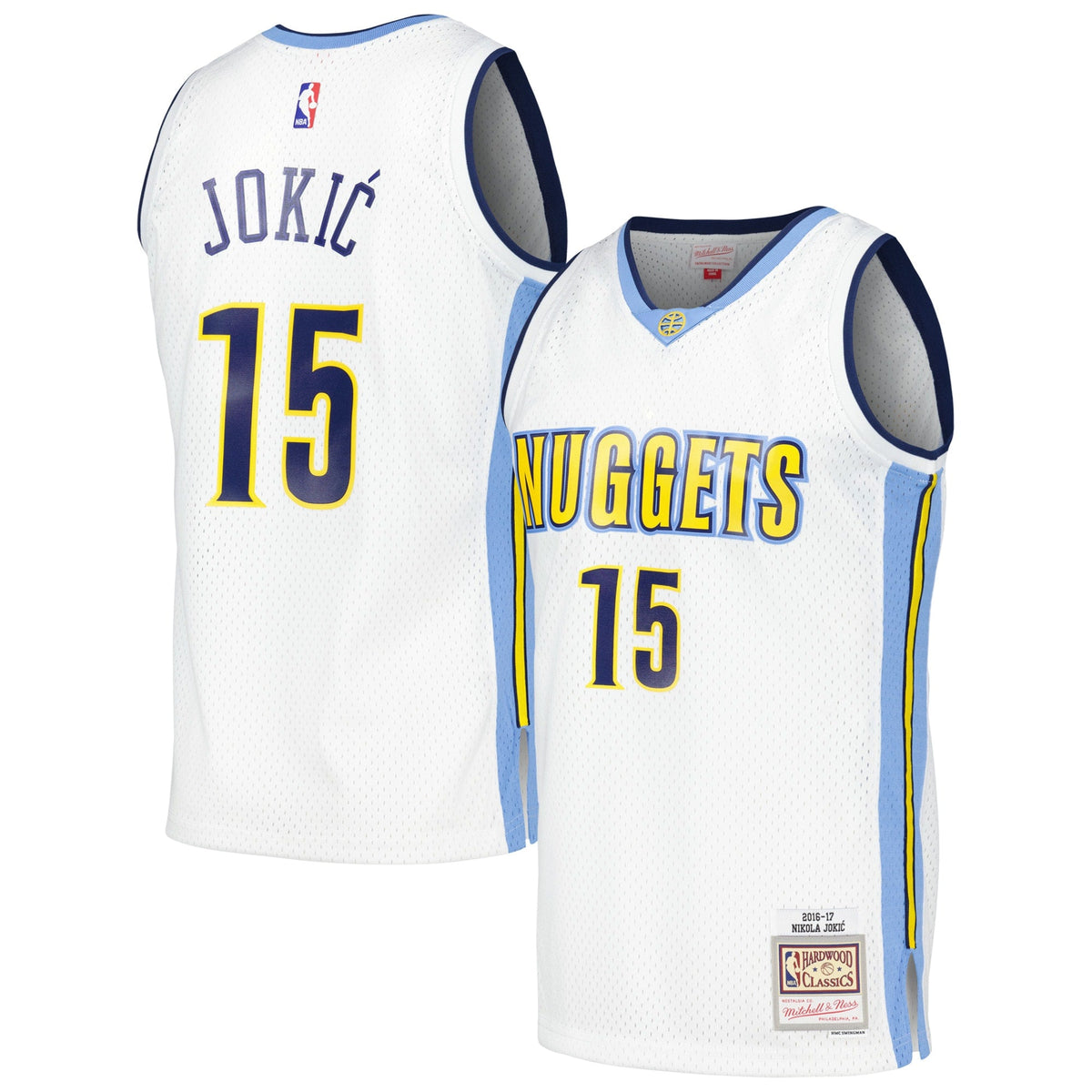 Nikola Jokić Denver Nuggets 2016/17 Throwback Swingman Jersey - Mens product image 2, provided for visual reference and