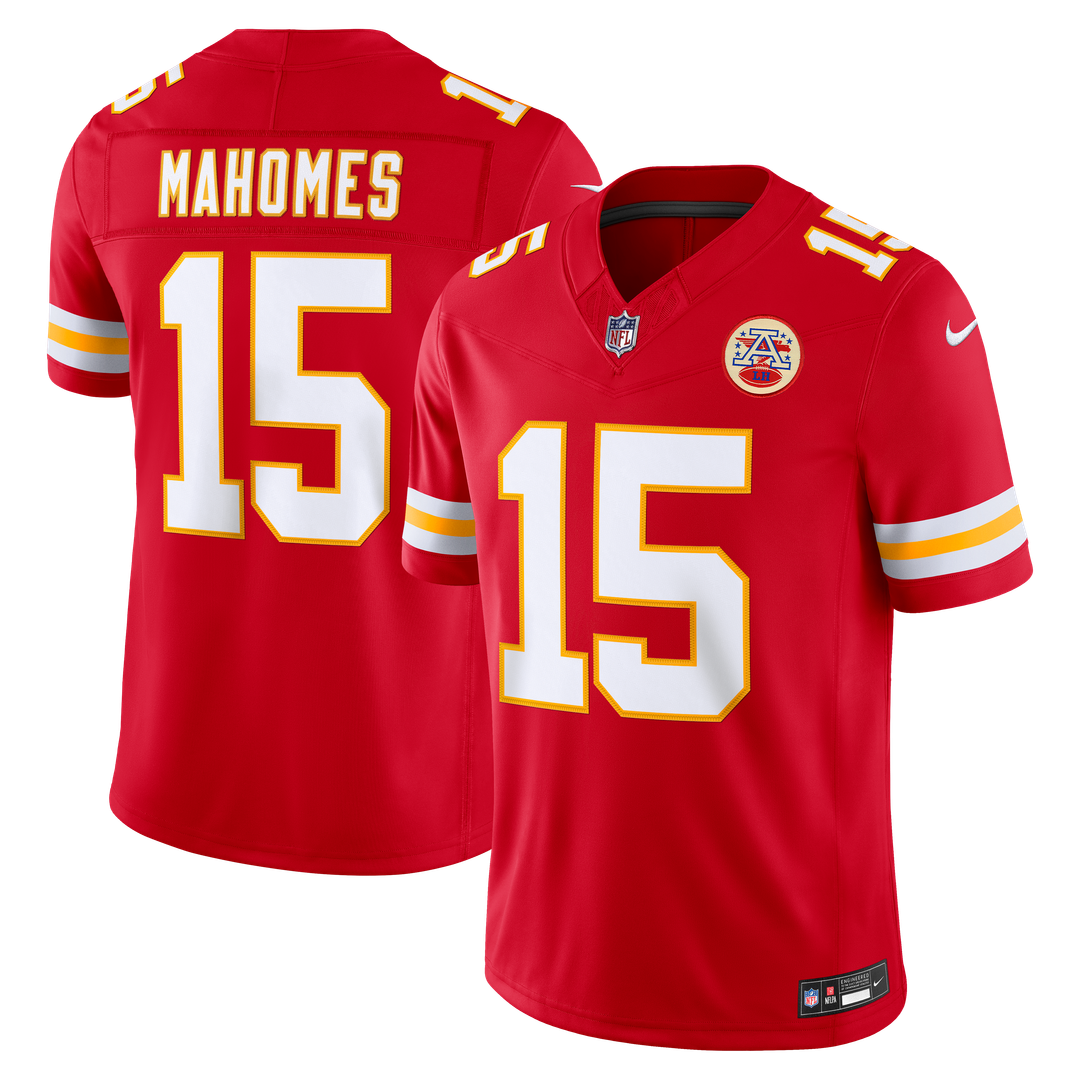 Kansas City Chiefs Patrick Mahomes White Vapor F.U.S.E. Stitched Limited Jersey product image 7, provided for visual