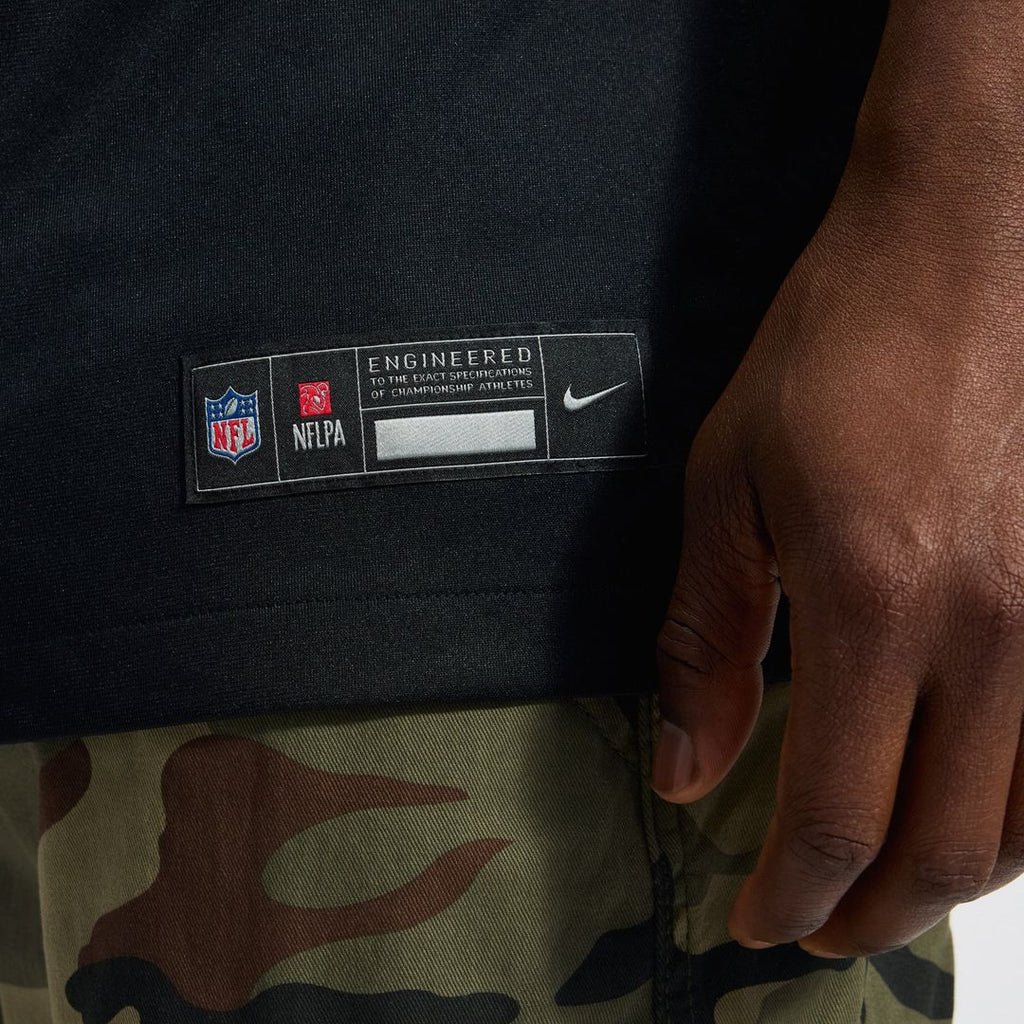 Hail Raiser Men Washington Commanders Jayden Daniels Black Alternate Game Jersey product image 8, provided for visual