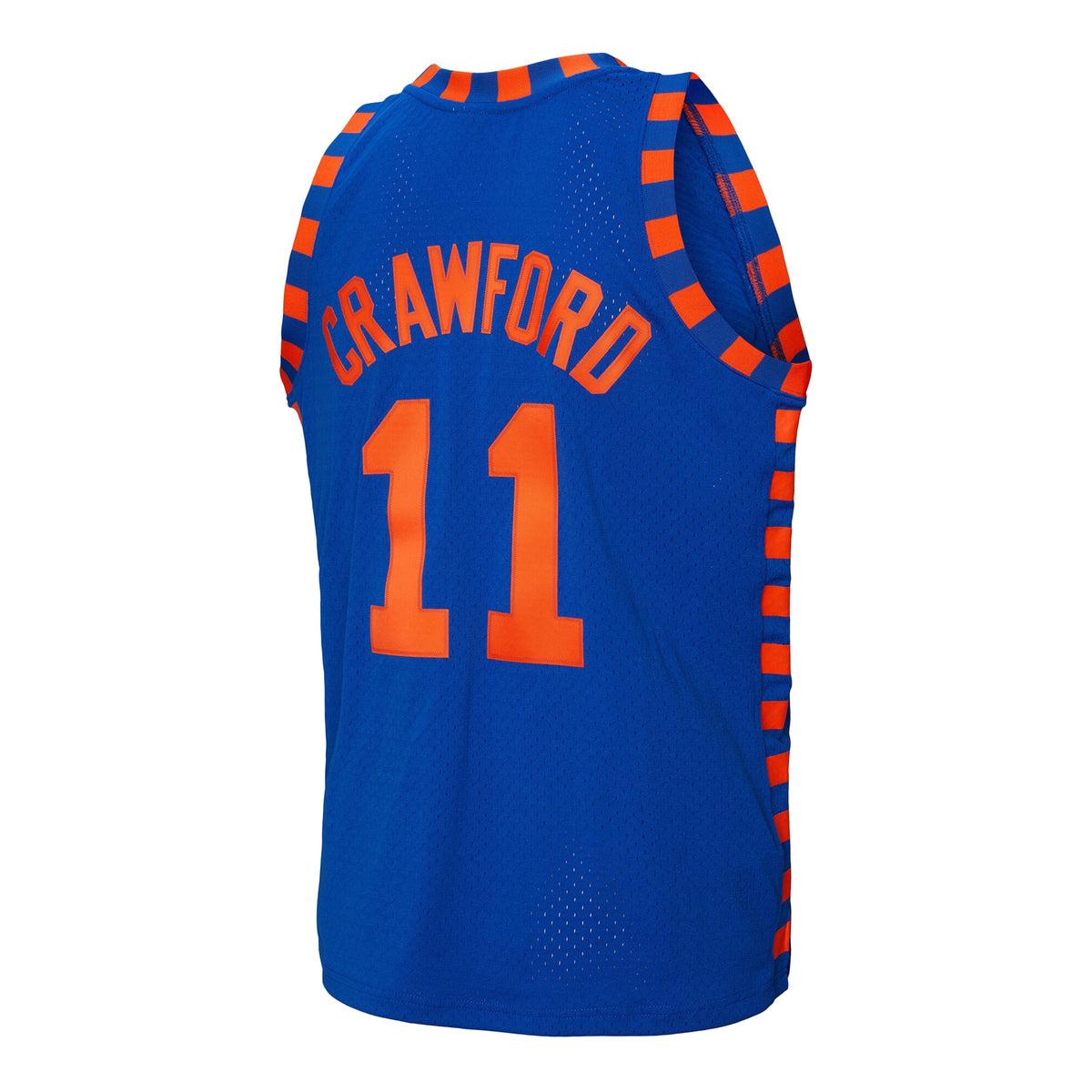 New York Knicks Jamal Crawford Mitchell & Ness Blue 2005/06 Hardwood Classics Swingman Jersey for Men product image 4,