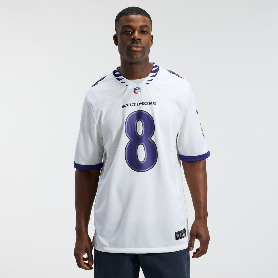 Baltimore Ravens Lamar Jackson Black Alternate Game Jersey product image 11, provided for visual reference and product