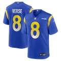 Los Angeles Rams Jared Verse Royal Player Game Jersey product image 1, provided for visual reference and product detail