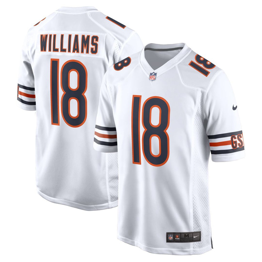 Chicago Bears Caleb Williams White First Round Pick Player Game Jersey product image 7, provided for visual reference and