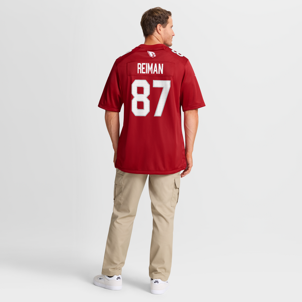 Arizona Cardinals Tip Reiman Cardinal Team Game Jersey product image 8, provided for visual reference and product detail