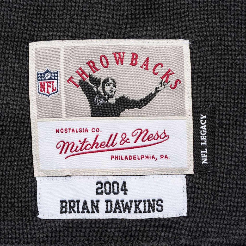 Philadelphia Eagles Brian Dawkins Black Legacy Replica Jersey product image 12, provided for visual reference and product