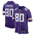 Minnesota Vikings Cris Carter Purple Game Retired Player Jersey product image 1, provided for visual reference and product