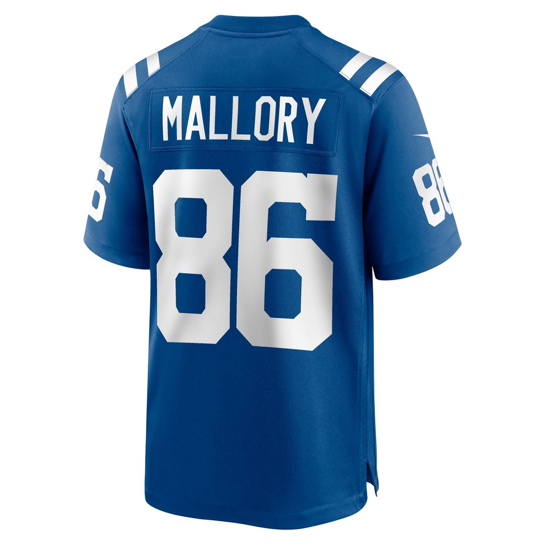 Indianapolis Colts Will Mallory Royal Team Game Jersey product image 3, provided for visual reference and product detail