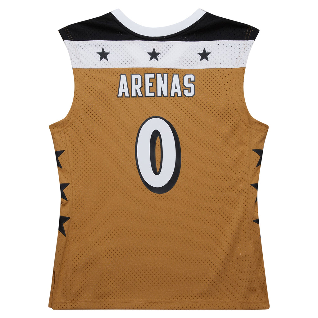 Washington Wizards Gilbert Arenas Mitchell & Ness Gold 2006/07 Hardwood Classics Swingman Jersey for Men product image 4,