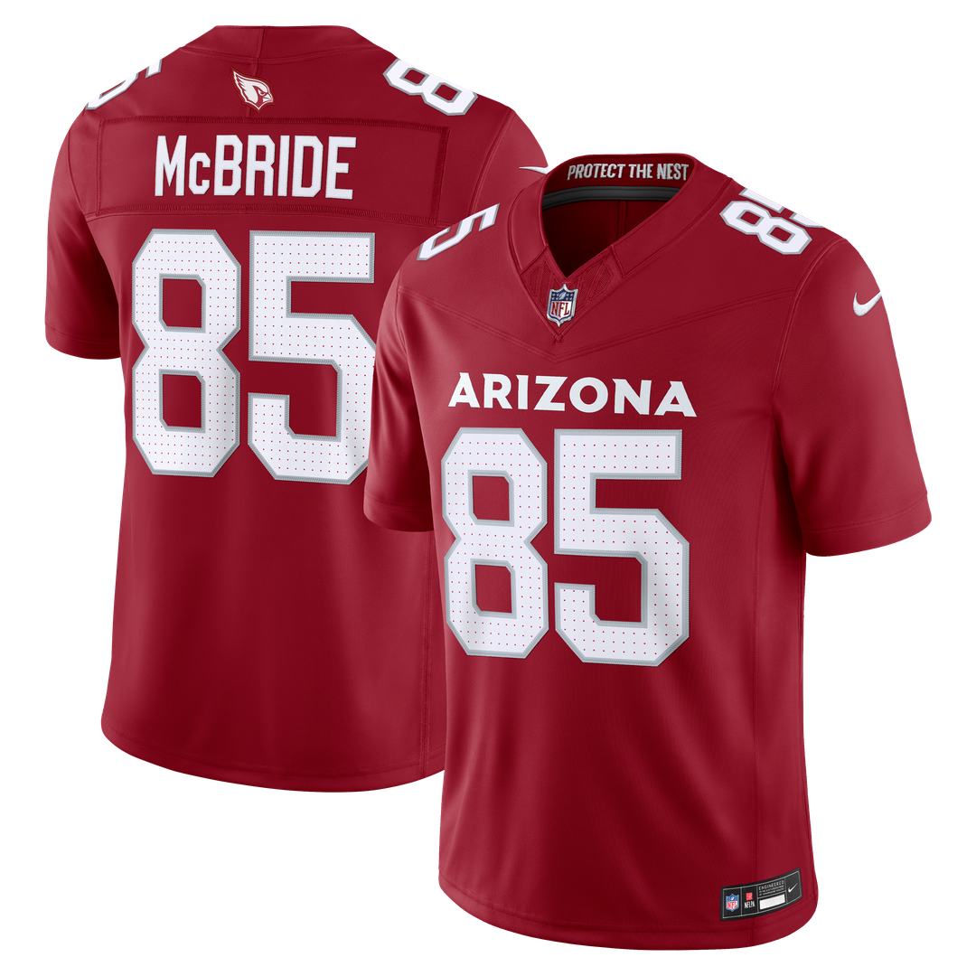 Arizona Cardinals Trey McBride Cardinal Team Vapor F.U.S.E. Stitched Limited Jersey product image 1, provided for visual
