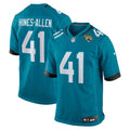 Jacksonville Jaguars Josh Hines-Allen Teal Player Game Jersey product image 1, provided for visual reference and product