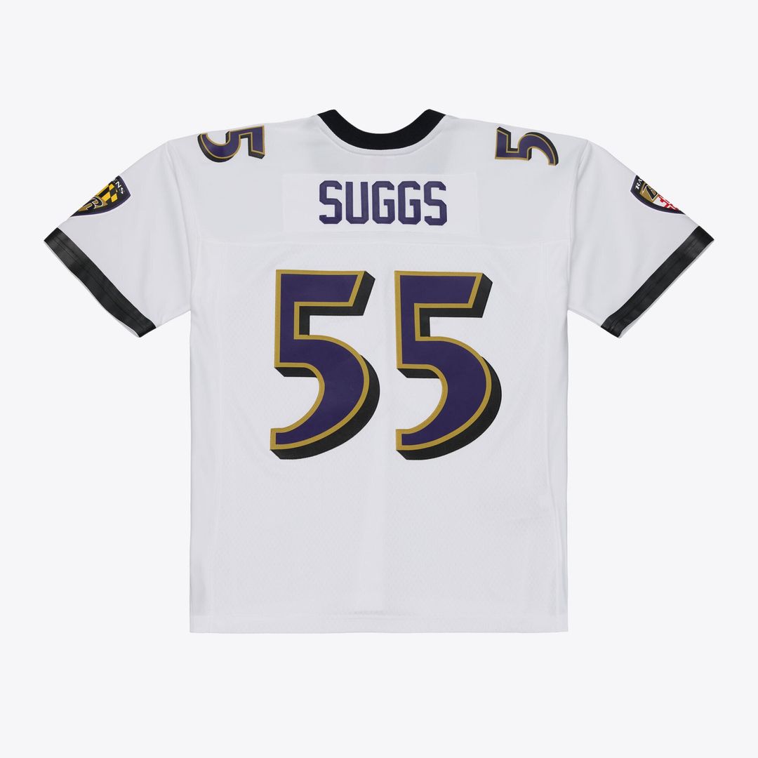 Baltimore Ravens Terrell Suggs Purple 2003 Legacy Replica Jersey product image 16, provided for visual reference and product