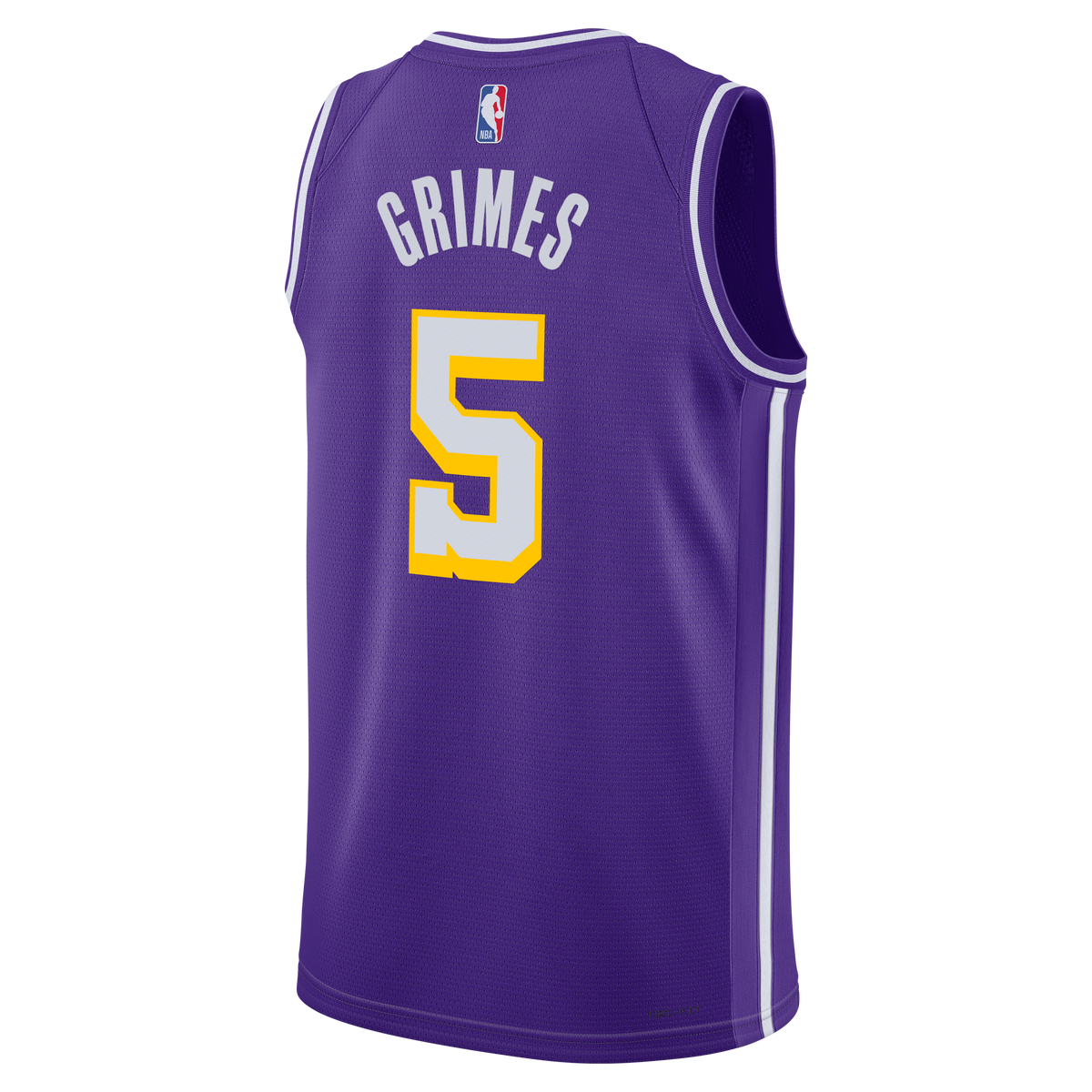 Quentin Grimes Los Angeles Lakers Statement Edition Jersey - Purple - Unisex product image 4, provided for visual reference