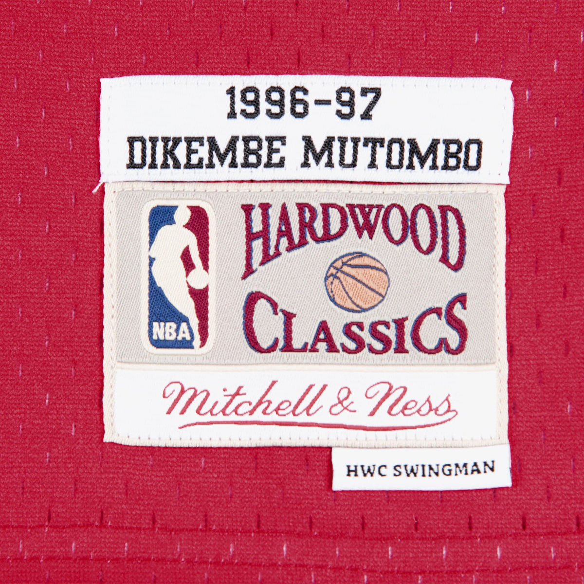 Dikembe Mutombo Atlanta Hawks 1996-97 Swingman Jersey product image 4, provided for visual reference and product detail