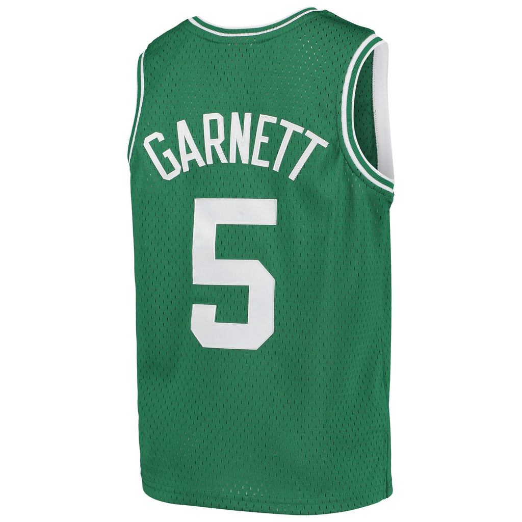 Youth Boston Celtics Kevin Garnett Mitchell & Ness Kelly Green 2007/08 Hardwood Classics Swingman Jersey product image 4,