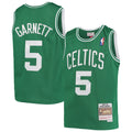 Youth Boston Celtics Kevin Garnett Mitchell & Ness Kelly Green 2007/08 Hardwood Classics Swingman Jersey product image 1,