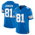 Detroit Lions Calvin Johnson Blue Vapor F.U.S.E. Stitched Retired Limited Jersey product image 1, provided for visual