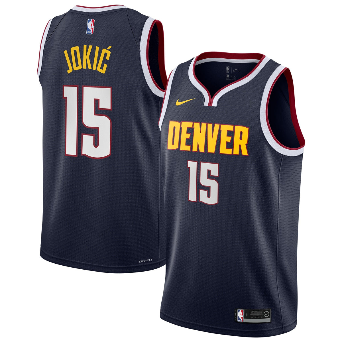 Nikola Jokić Denver Nuggets Swingman Icon Jersey - Youth product image 2, provided for visual reference and product detail