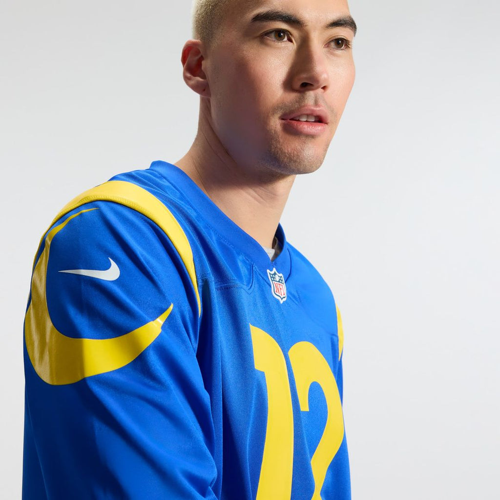 Los Angeles Rams Puka Nacua Royal Team Game Player Jersey product image 23, provided for visual reference and product detail