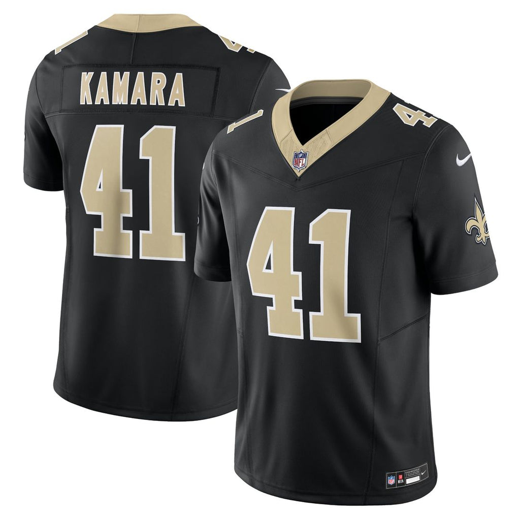 New Orleans Saints Alvin Kamara White Alternate Vapor F.U.S.E. Limited Jersey product image 7, provided for visual reference