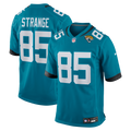 Jacksonville Jaguars Brenton Strange Teal Team Game Jersey product image 1, provided for visual reference and product detail