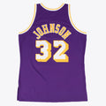 Los Angeles Lakers Magic Johnson 1984 - 85 Hardwood Classics Road Swingman Basketball Jersey By - Purple product image 1,