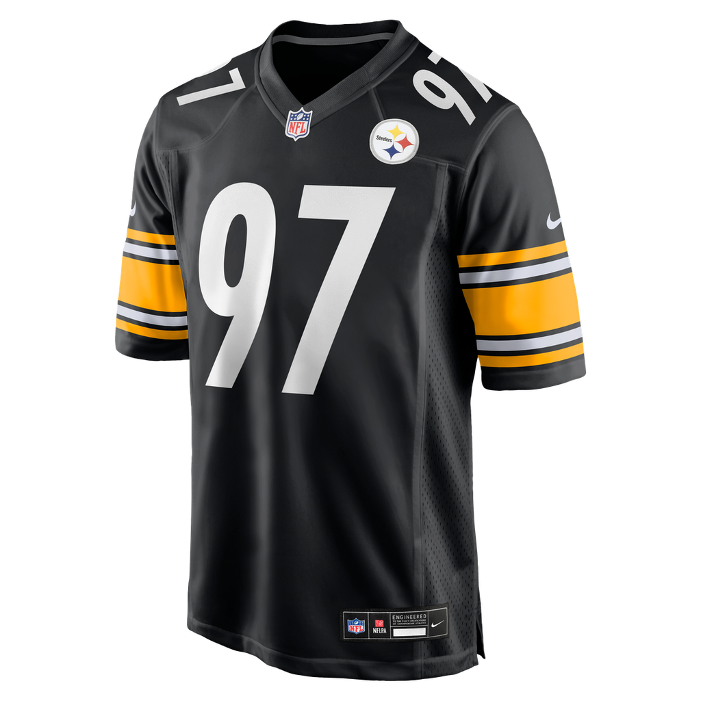 Pittsburgh Steelers Cameron Heyward Black Game Jersey product image 10, provided for visual reference and product detail
