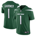 New York Jets Ahmad Sauce Gardner Green Vapor Limited Jersey product image 1, provided for visual reference and product