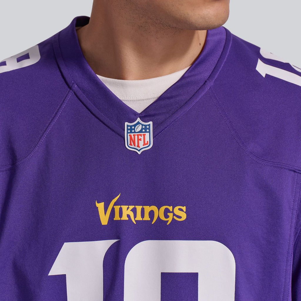 Minnesota Vikings Justin Jefferson White Game Player Jersey product image 14, provided for visual reference and product