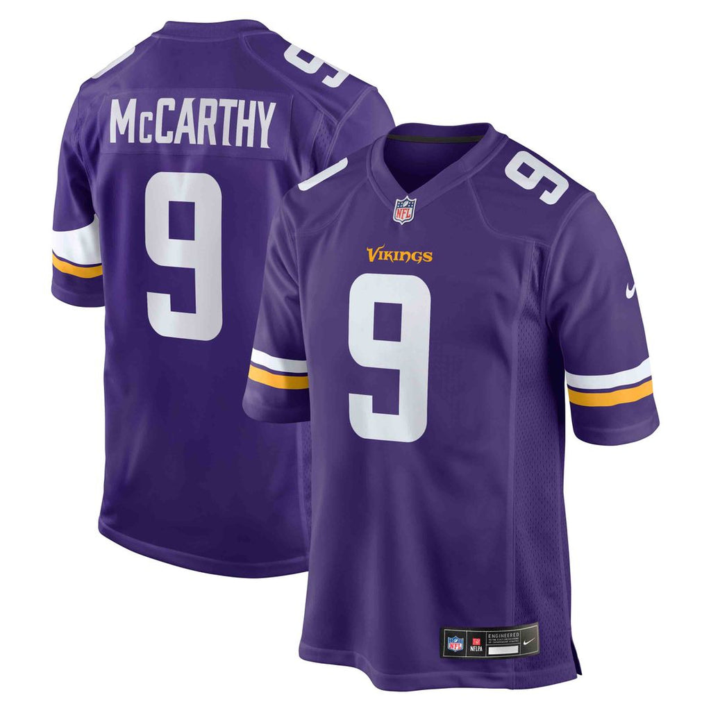 Minnesota Vikings J.J. McCarthy White Alternate Game Player Jersey product image 7, provided for visual reference and