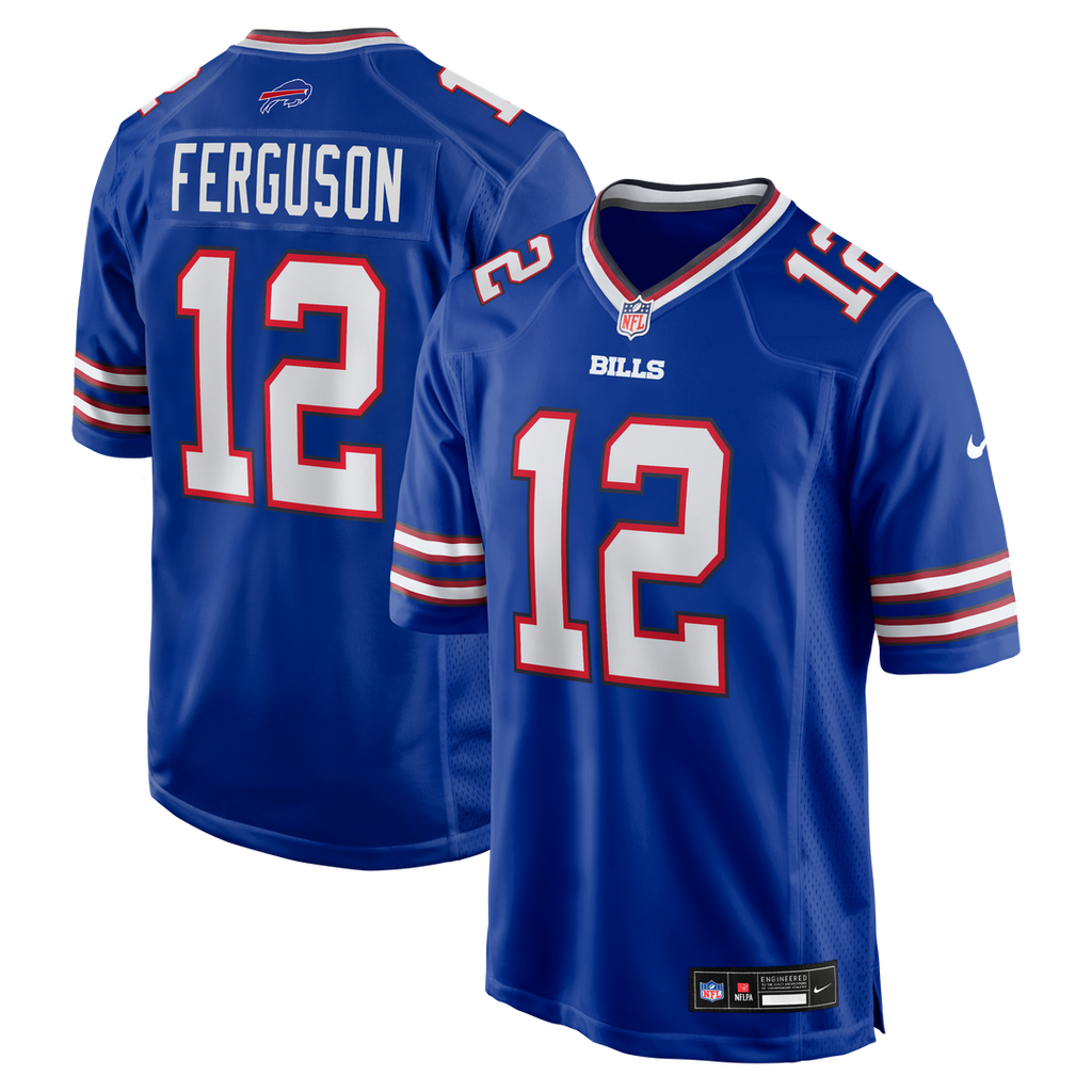 Buffalo Bills Joe Ferguson Royal Game Retired Player Jersey product image 1, provided for visual reference and product
