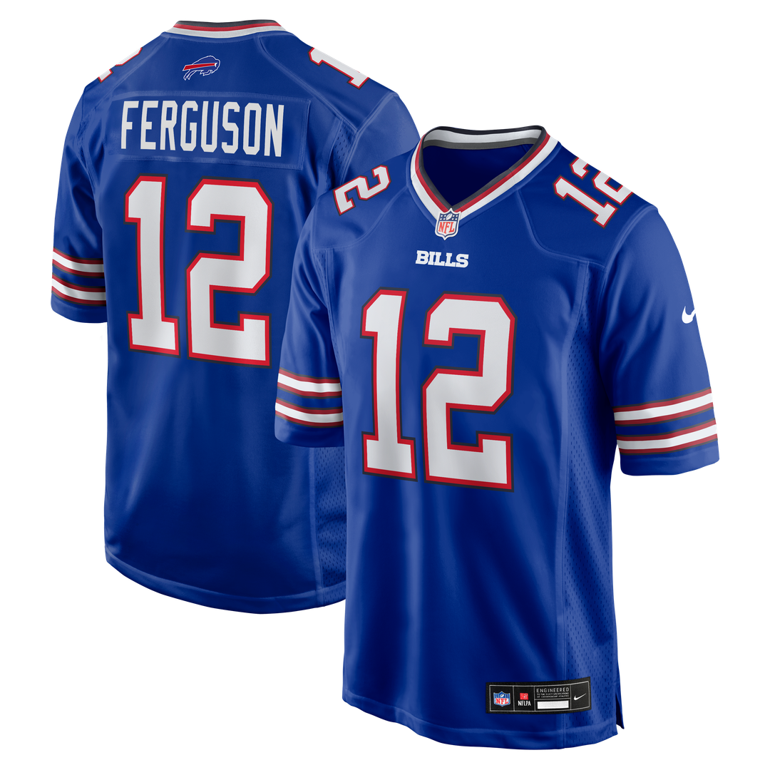 Buffalo Bills Joe Ferguson Royal Game Retired Player Jersey product image 1, provided for visual reference and product