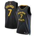 Kristaps Porziņģis Golden State Warriors 2024/25 Statement Edition Swingman Jersey - Black - Unisex product image 1,