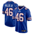 Buffalo Bills DJ Miller Jr. Royal Team Game Jersey product image 1, provided for visual reference and product detail review