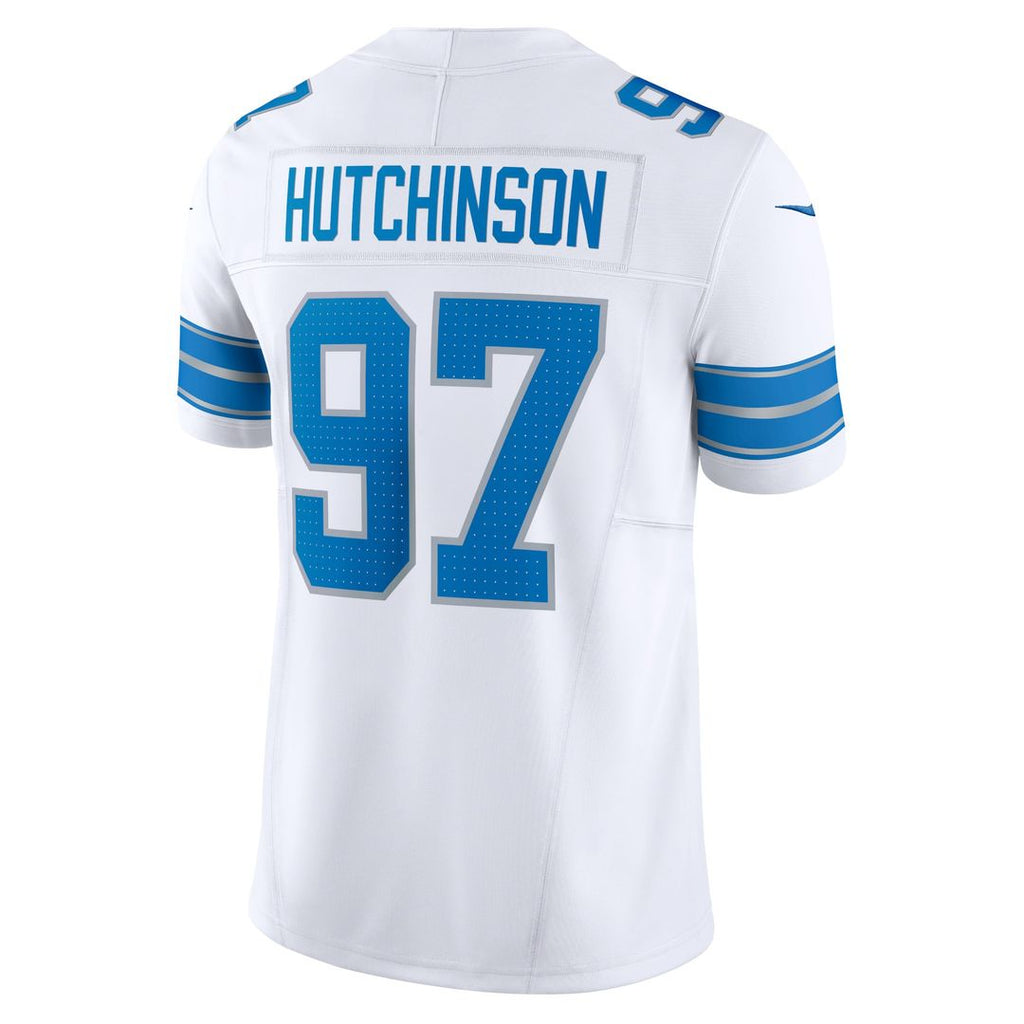 Detroit Lions Aidan Hutchinson White Vapor F.U.S.E. Limited Jersey product image 6, provided for visual reference and