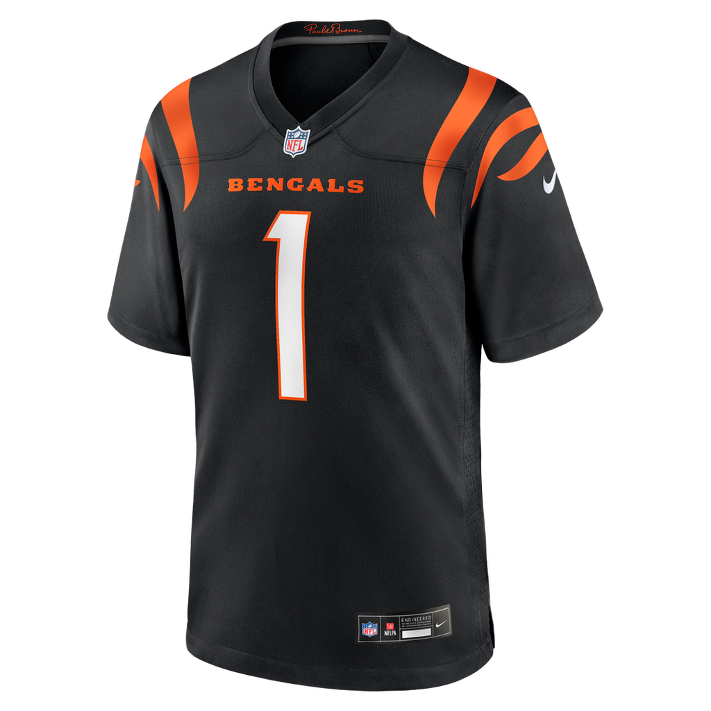 Cincinnati Bengals Ja'Marr Chase Orange Alternate Game Jersey product image 14, provided for visual reference and product