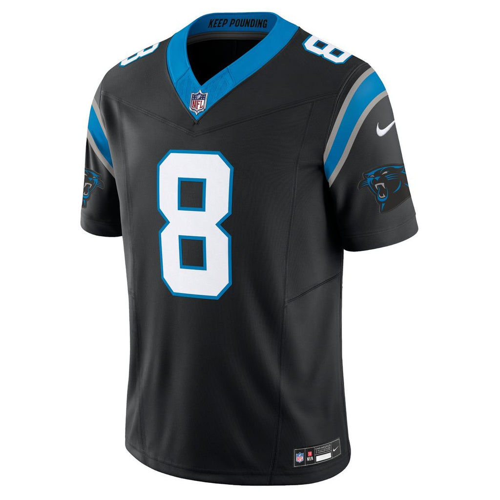 Carolina Panthers Jaycee Horn Black Vapor F.U.S.E. Limited Jersey product image 2, provided for visual reference and product