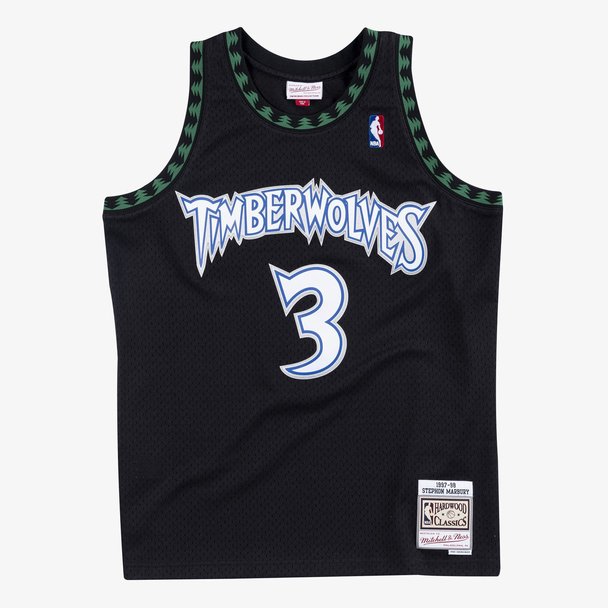 Stephon Marbury Minnesota Timberwolves 1997-98 Swingman Alternate Jersey product image 2, provided for visual reference and
