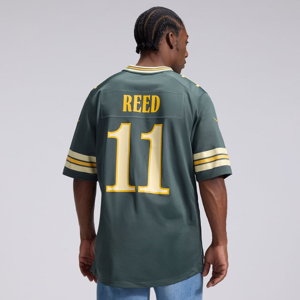 Green Bay Packers Jayden Reed Green 2026 Rivalries Collection Game Jersey product image 3, provided for visual reference and