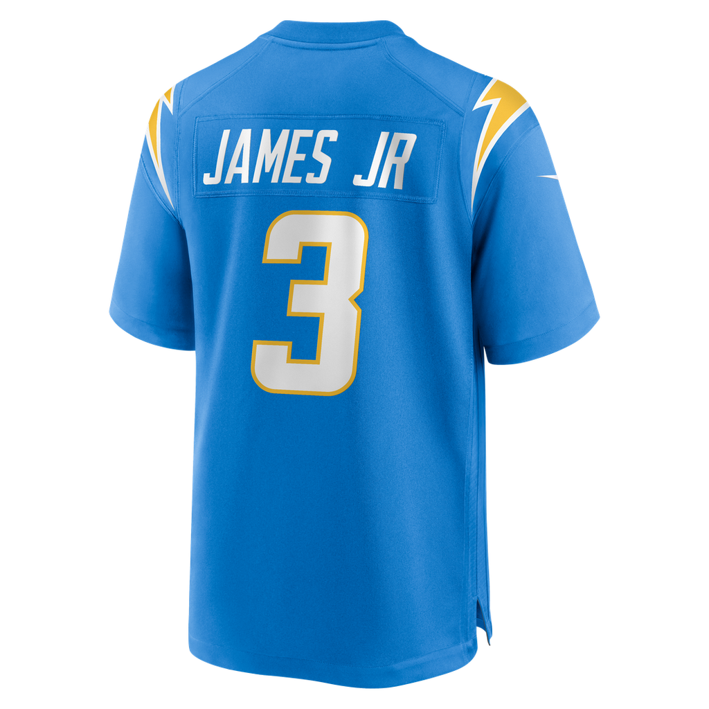 Los Angeles Chargers Derwin James Jr. Powder Blue Game Jersey product image 3, provided for visual reference and product