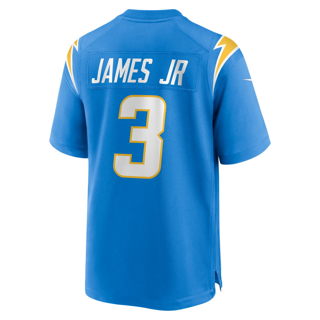 Los Angeles Chargers Derwin James Jr. Powder Blue Game Jersey product image 3, provided for visual reference and product