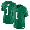 Philadelphia Eagles Jalen Hurts Kelly Green Vapor F.U.S.E. Limited Jersey product image 1, provided for visual reference and