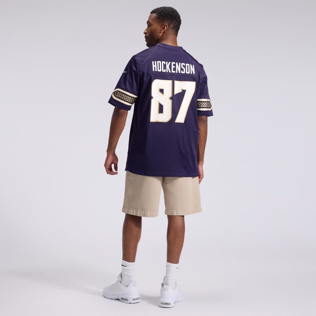 Minnesota Vikings T.J. Hockenson Purple 2026 Rivalries Collection Game Jersey product image 5, provided for visual reference