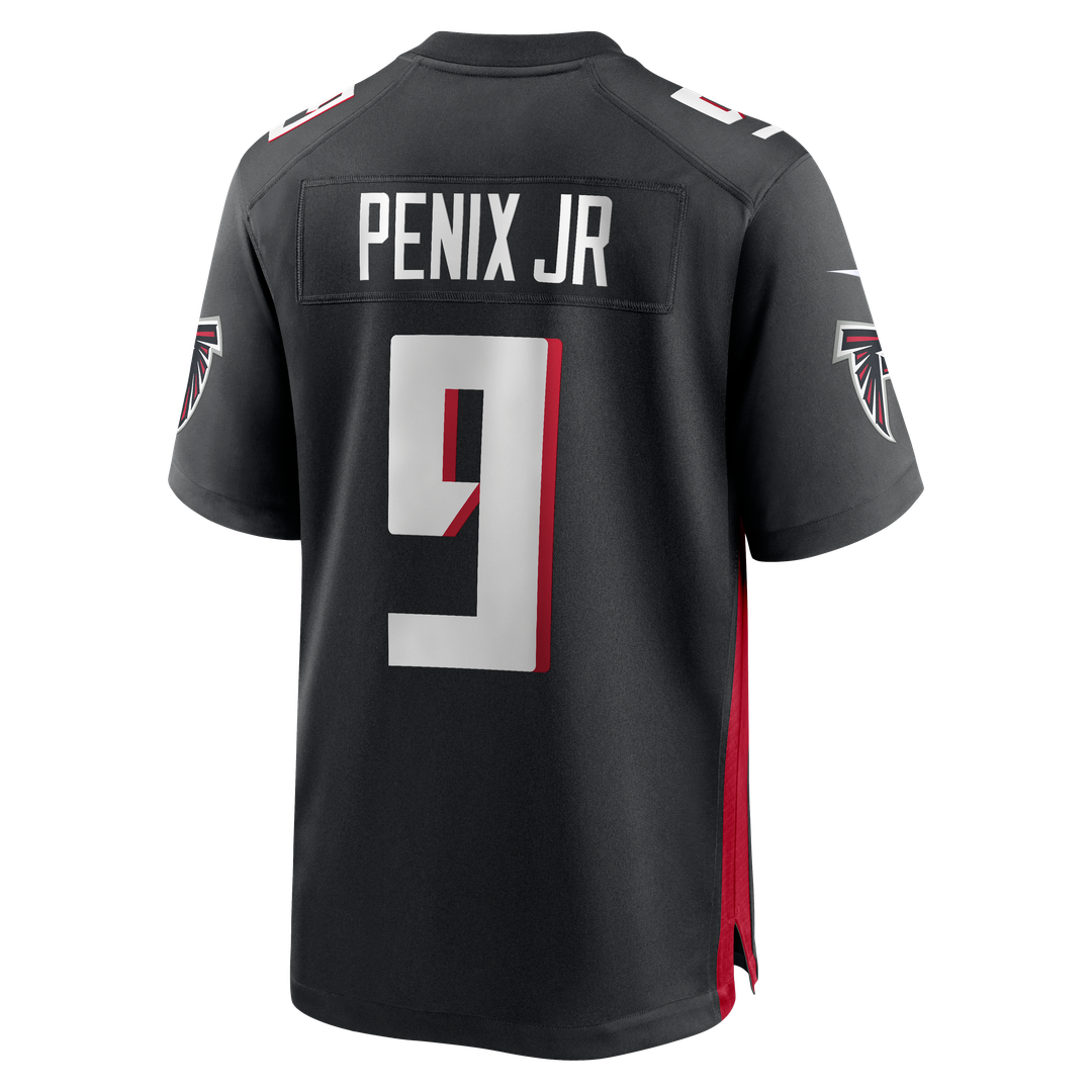 Atlanta Falcons Michael Penix Jr. Black Player Game Jersey product image 3, provided for visual reference and product detail