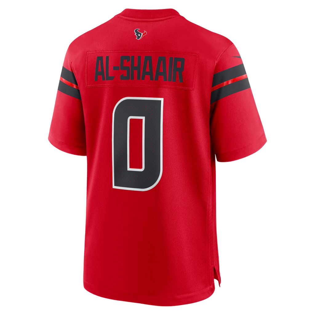 Houston Texans Azeez Al-Shaair Navy Team Game Jersey product image 15, provided for visual reference and product detail