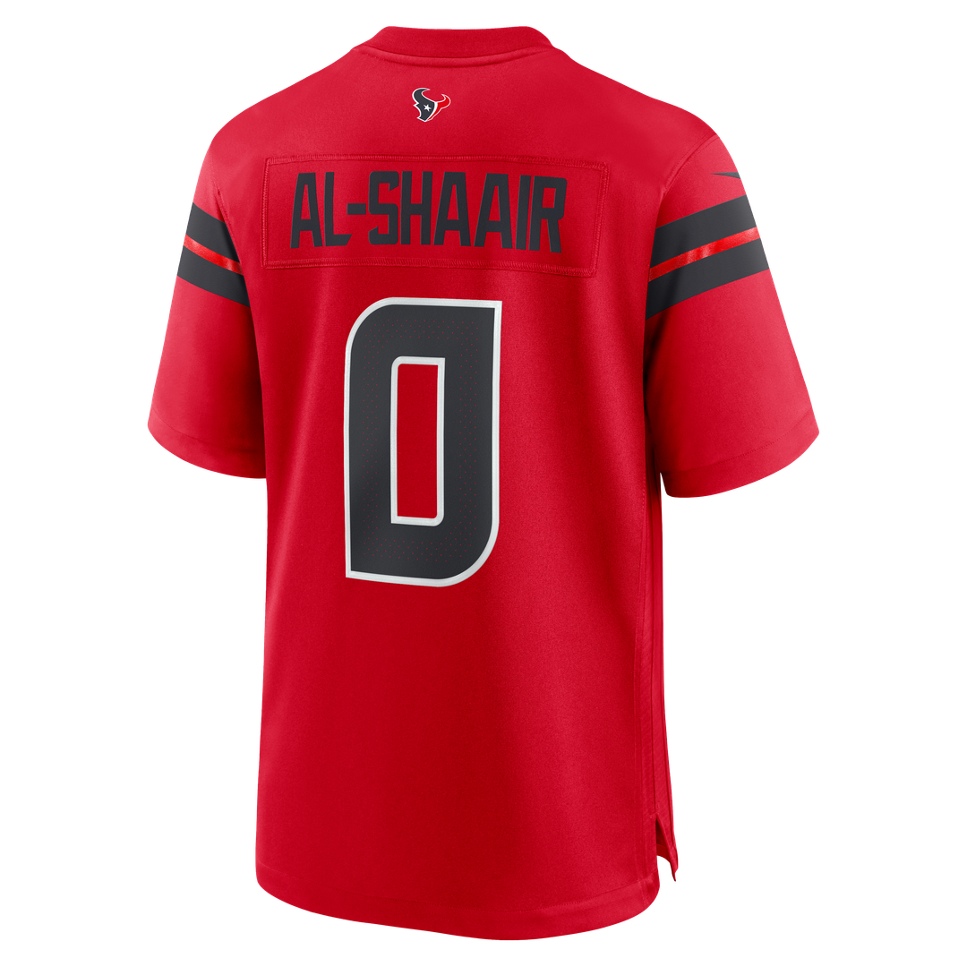 Houston Texans Azeez Al-Shaair Navy Team Game Jersey product image 15, provided for visual reference and product detail