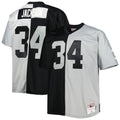 Las Vegas Raiders Bo Jackson Black/Silver Big & Tall Split Legacy Retired Player Replica Jersey product image 1, provided