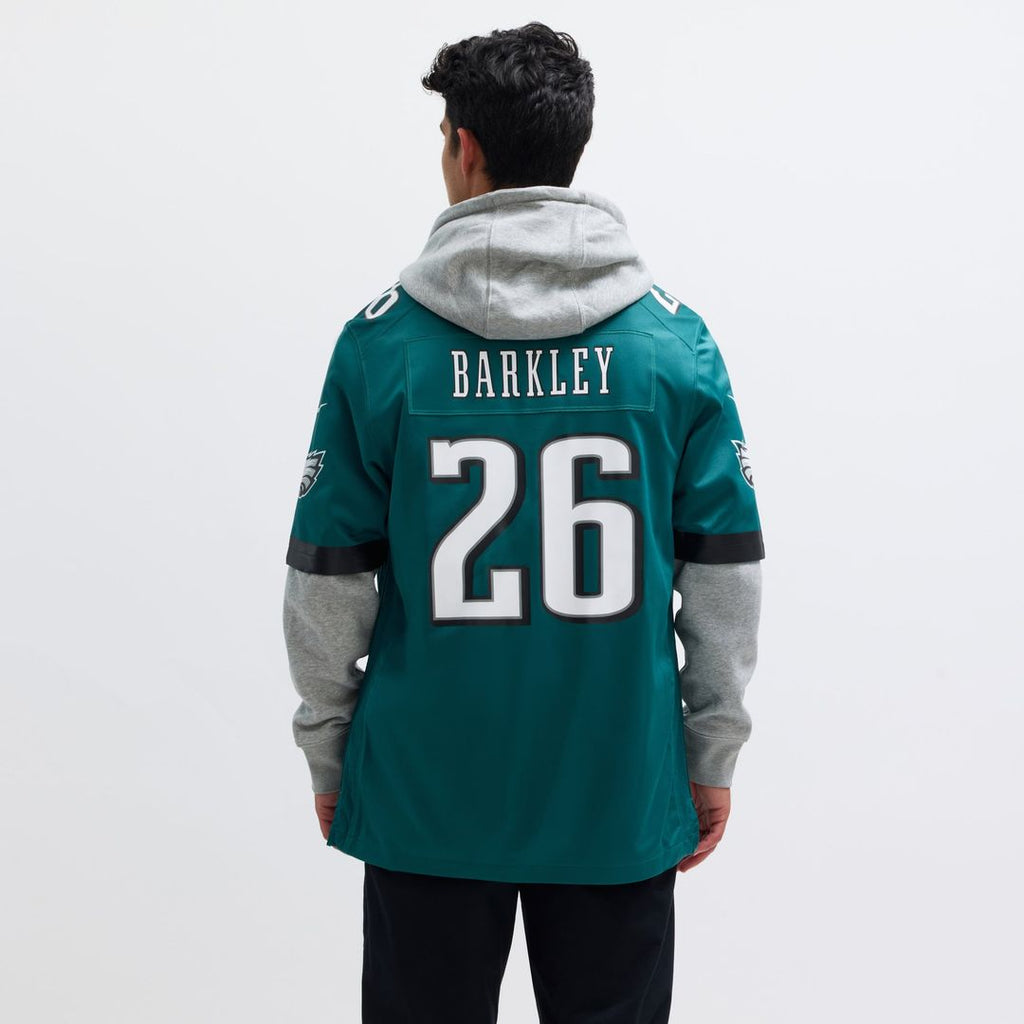 Philadelphia Eagles Saquon Barkley Midnight Green Game Player Jersey product image 5, provided for visual reference and