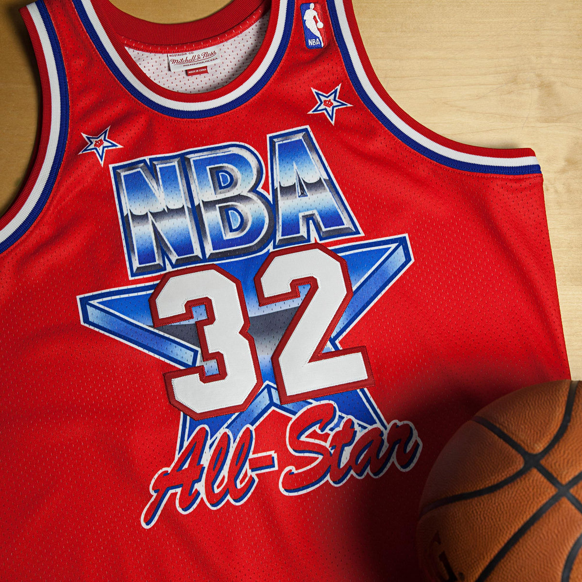 NBA All-Star West Magic Johnson 1991 Authentic Jersey by product image 3