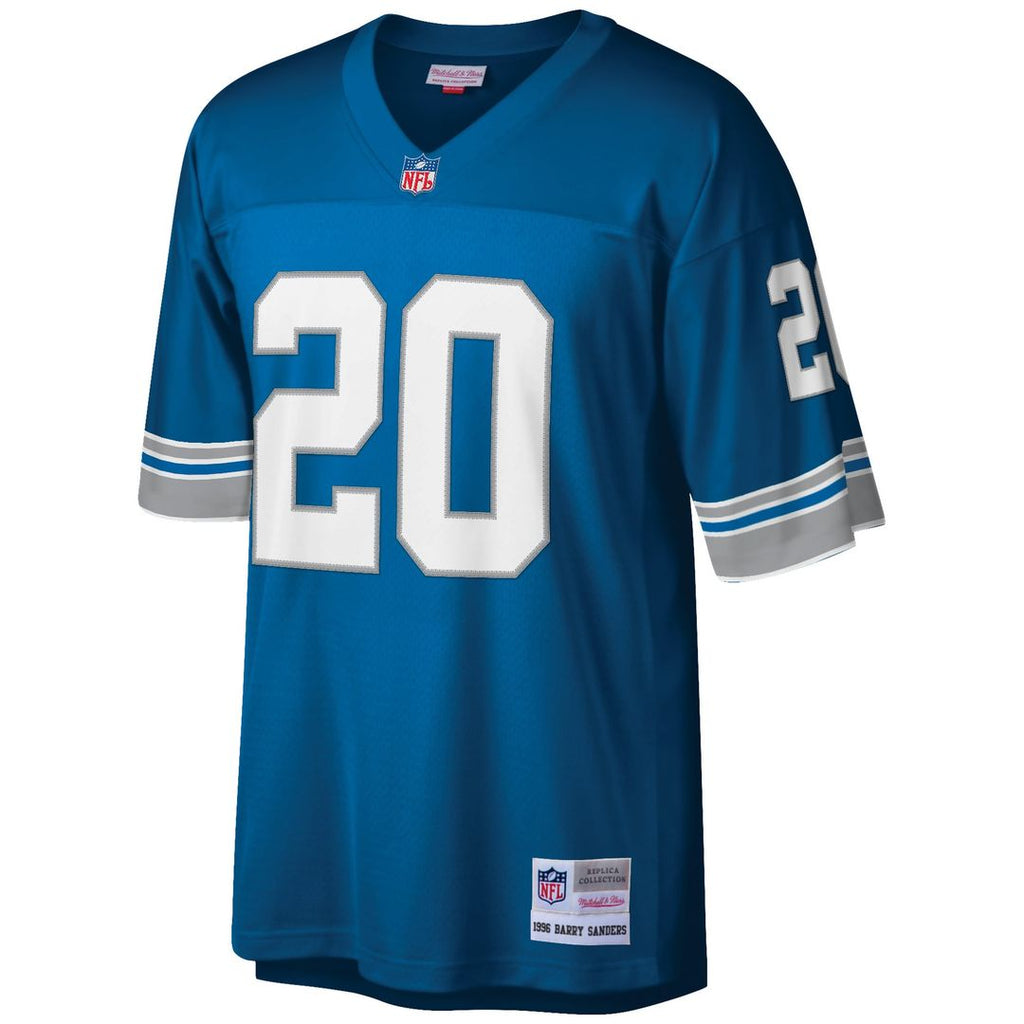 Detroit Lions Barry Sanders White Big & Tall 1996 Retired Player Replica Jersey product image 8, provided for visual